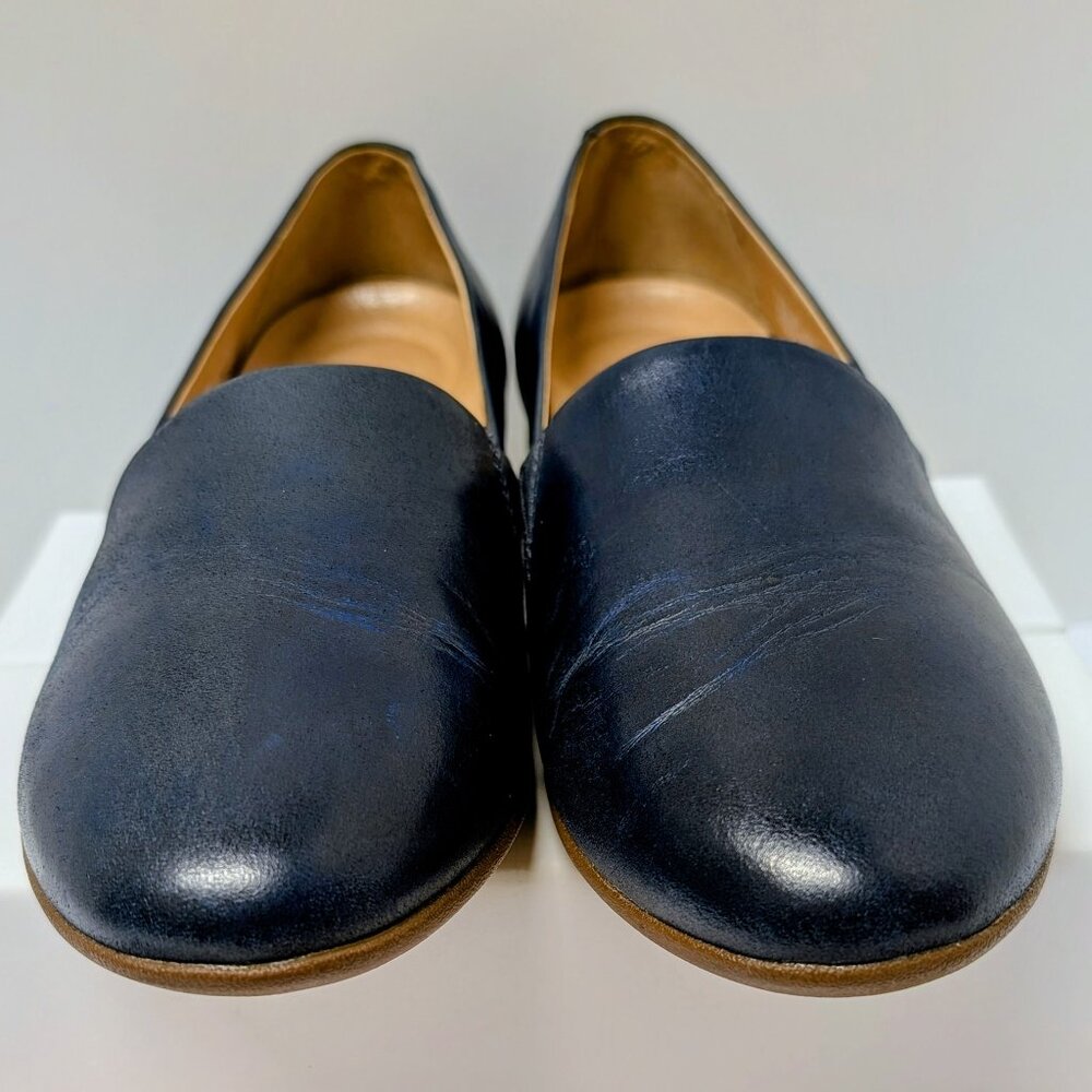 Dansko Larisa Navy Milled Nappa Flat - Picture 8 of 16